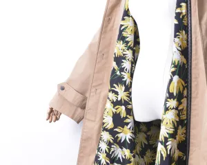Double Layers Trench Coat
