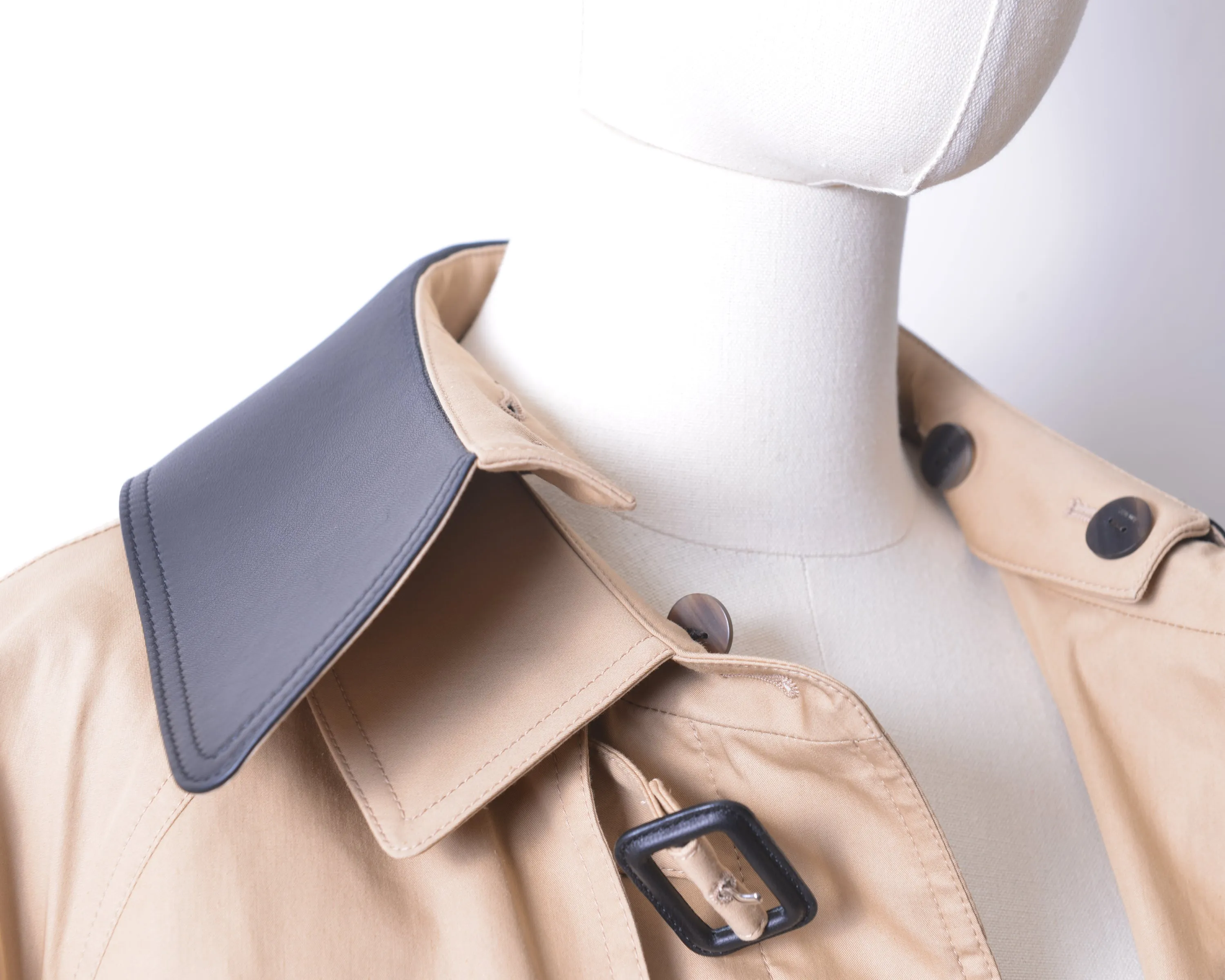 Double Layers Trench Coat