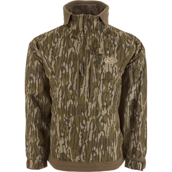 Drake MST Waterproof Fleece-Lined Quarter Zip Jacket