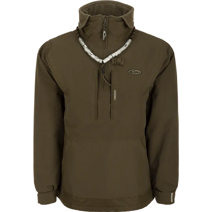 Drake MST Waterproof Fleece-Lined Quarter Zip Jacket