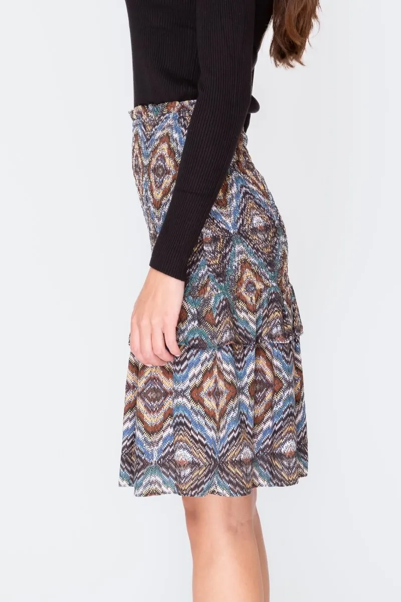 EMILY SKIRT (YELLOW/MULTI) 23"