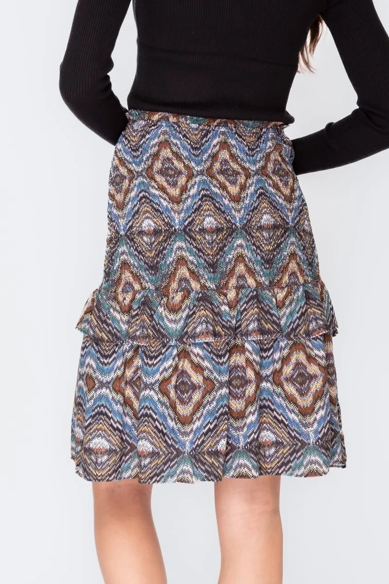 EMILY SKIRT (YELLOW/MULTI) 23"