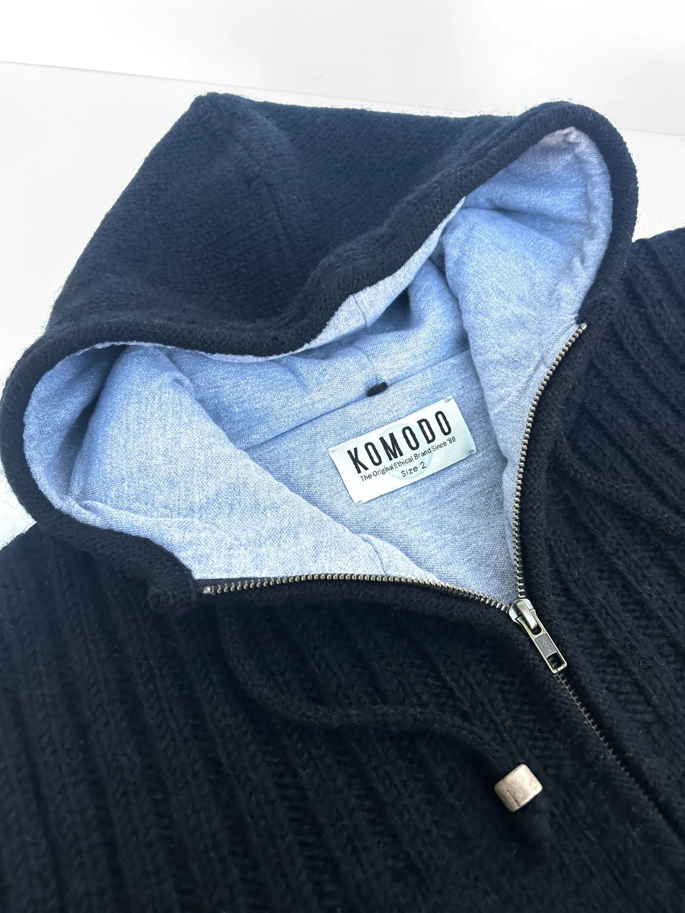 Emu Hooded Wool Jacket Black