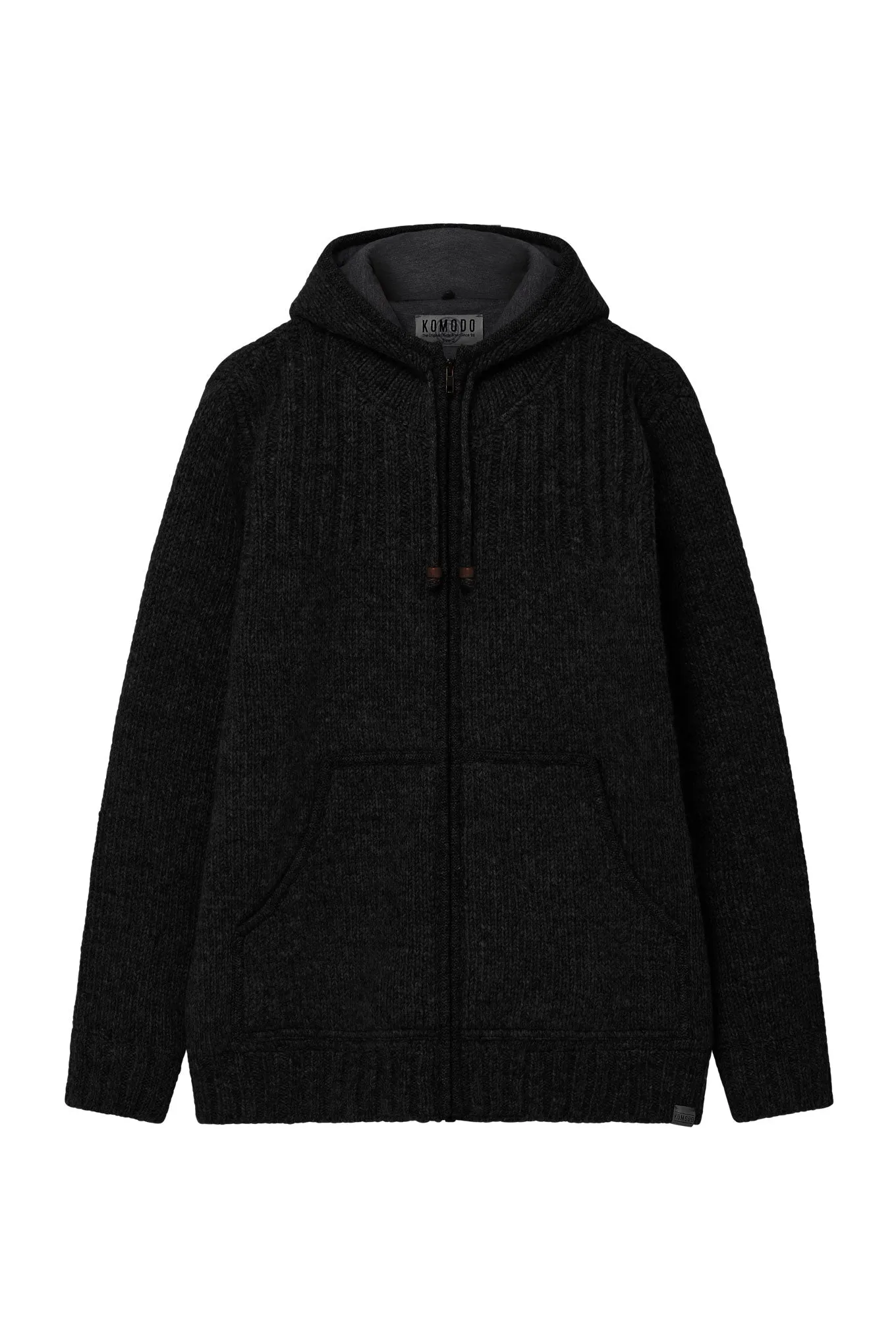 Emu Hooded Wool Jacket Black