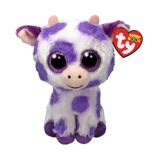 Ethel Purple Spotted Cow Ty Beanie