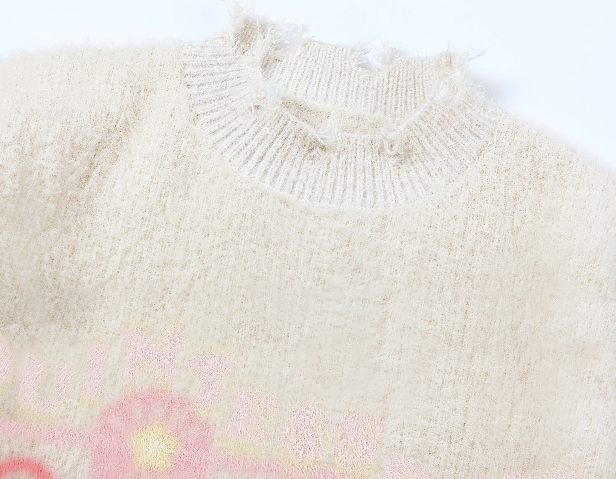 Faire Echo pretty colorful fleece sweater