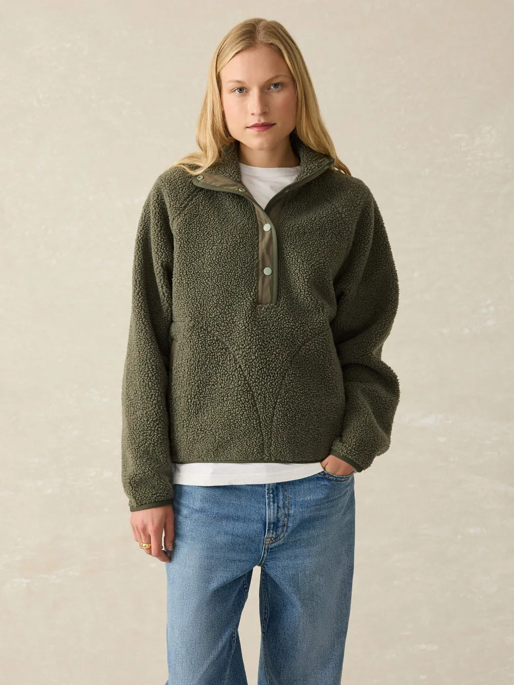 FIRESIDE FLEECE POPOVER - BEETLE