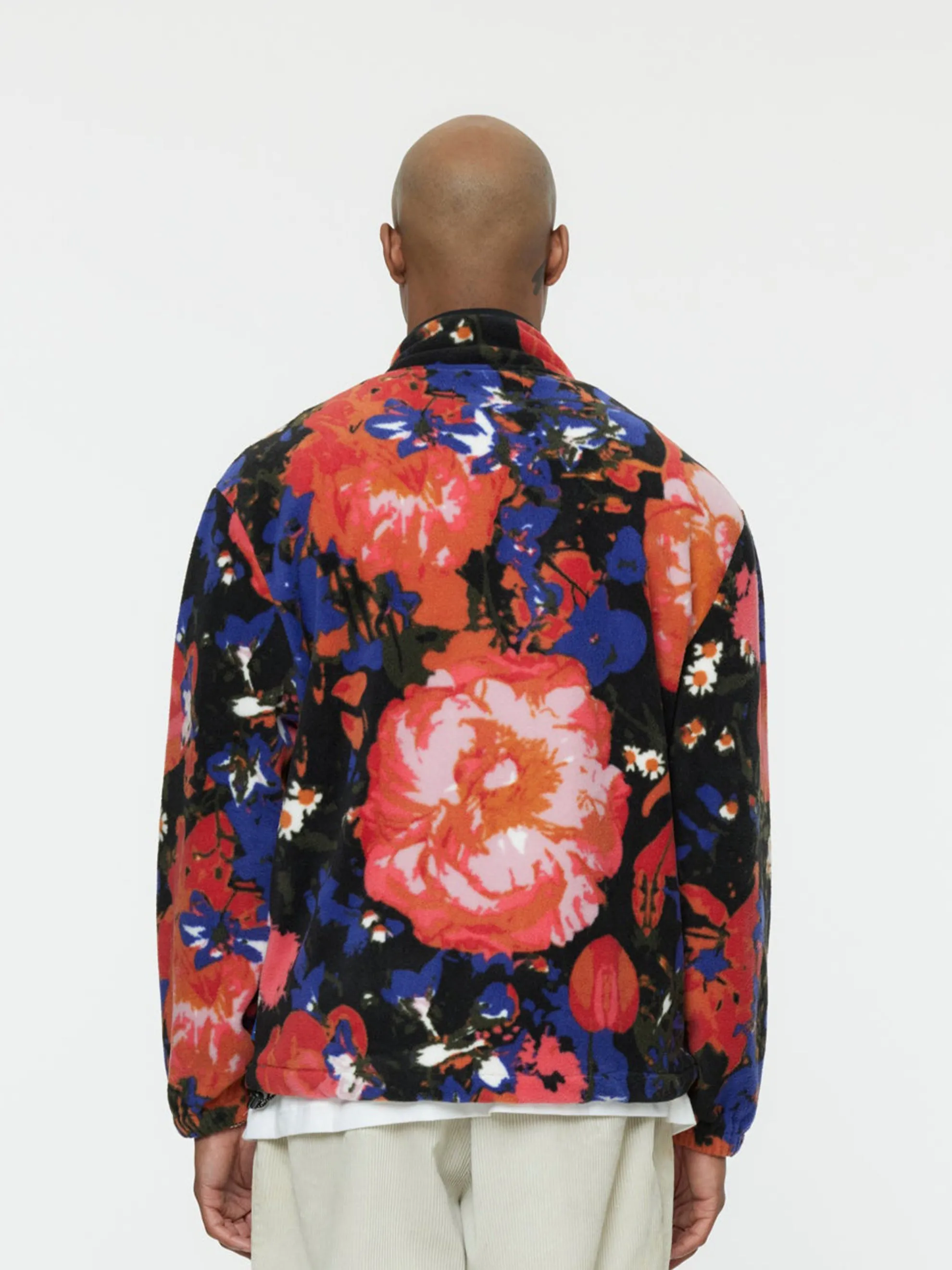 FLEECE FLORAL JACKET (MULTI)