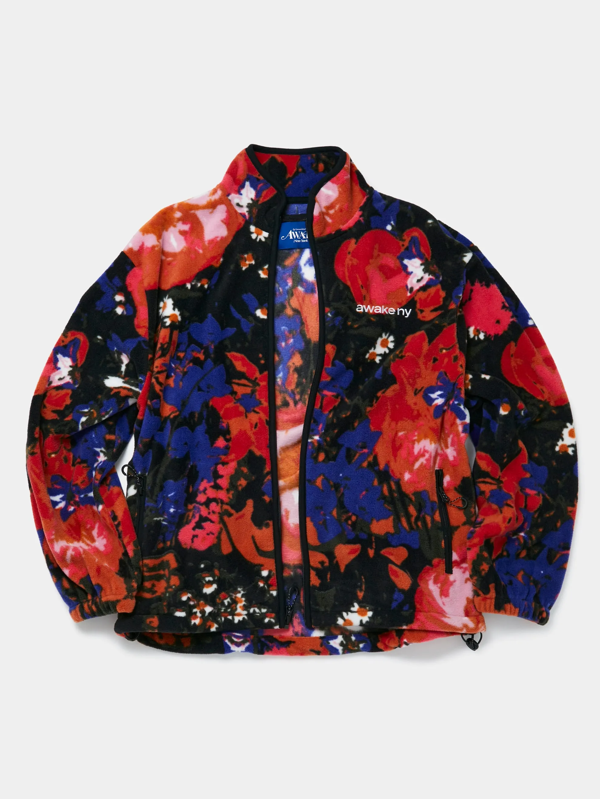 FLEECE FLORAL JACKET (MULTI)