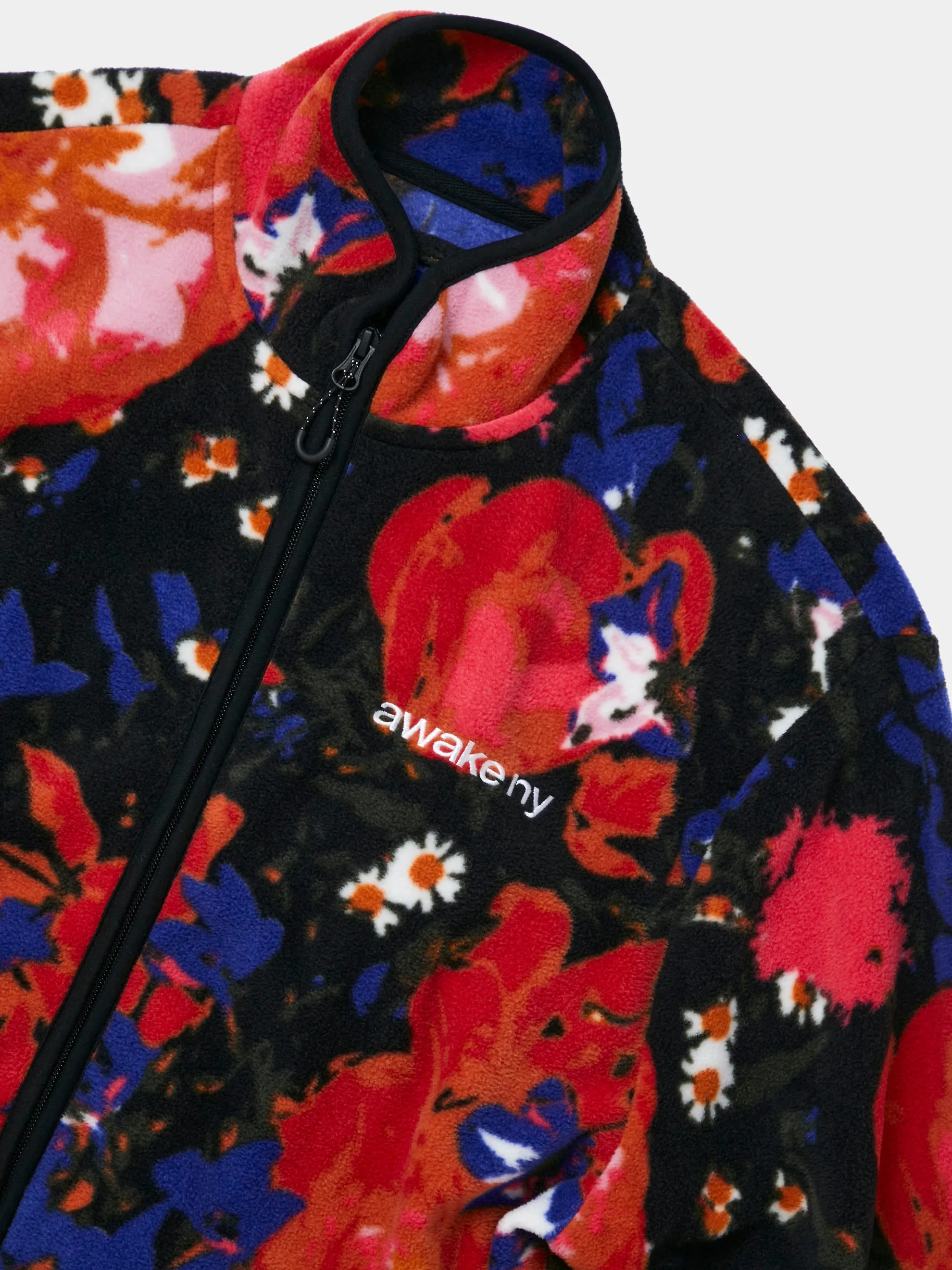 FLEECE FLORAL JACKET (MULTI)