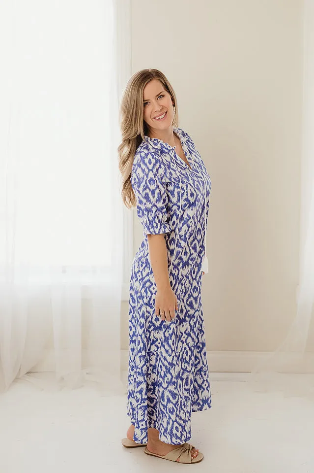 Geometric Print Maxi