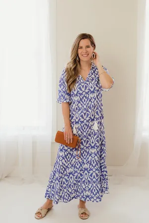 Geometric Print Maxi