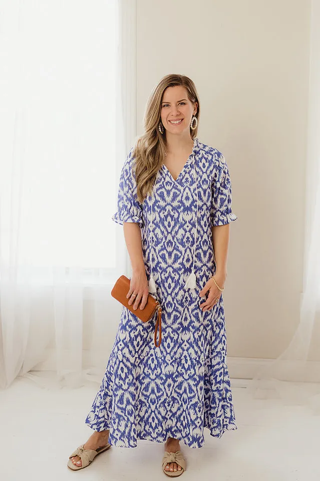 Geometric Print Maxi