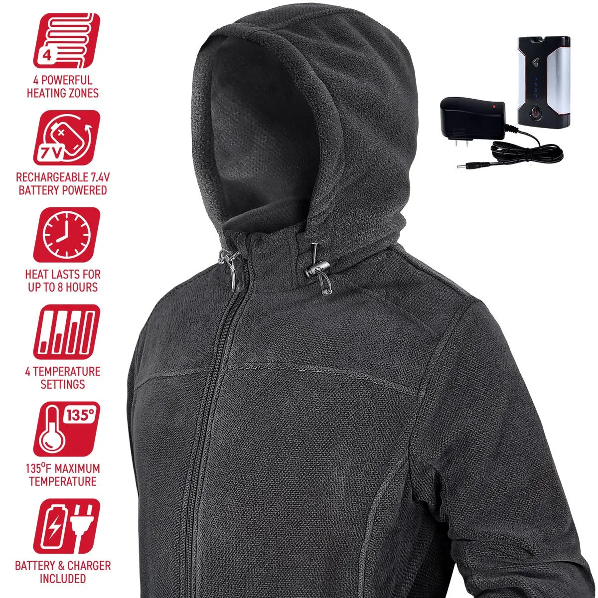 Gerbing 7V Men's Thermite Fleece Heated Jacket 2.0