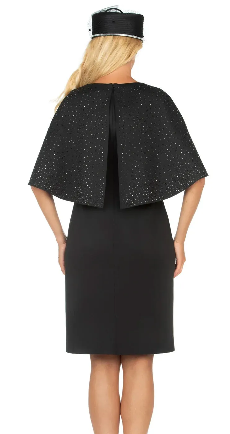 Giovanna Church Dress D1582-Black