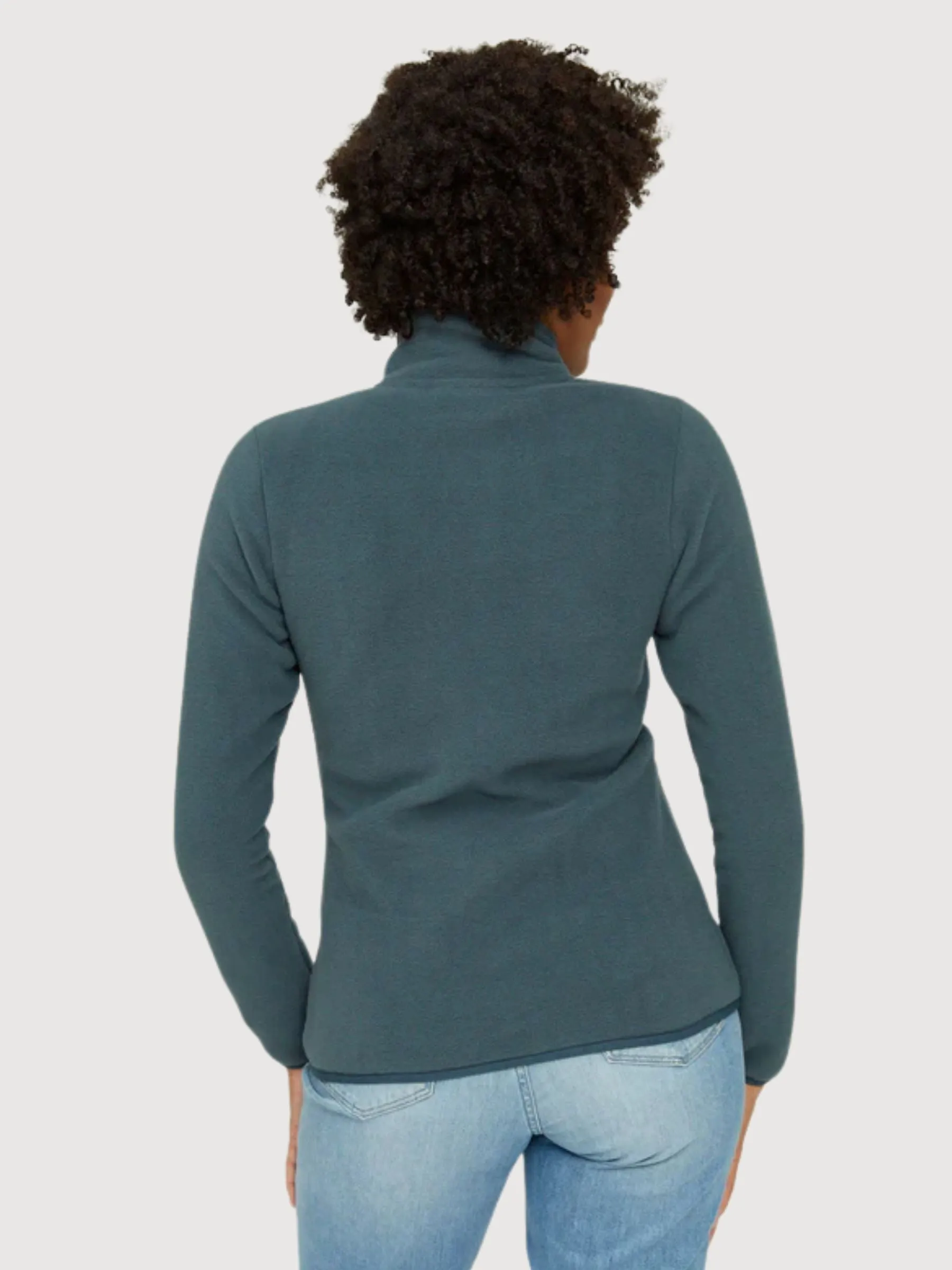 Given Fleece Jacket Steel Blue Women | Mazine