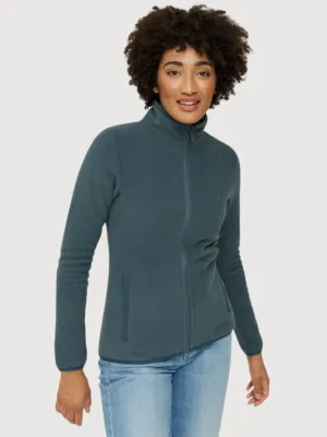 Given Fleece Jacket Steel Blue Women | Mazine