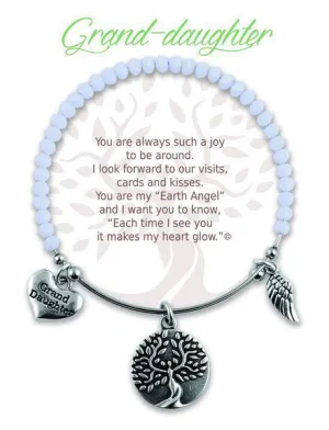 Grand-Daughter Radiant Stone Earth Angel Bracelet