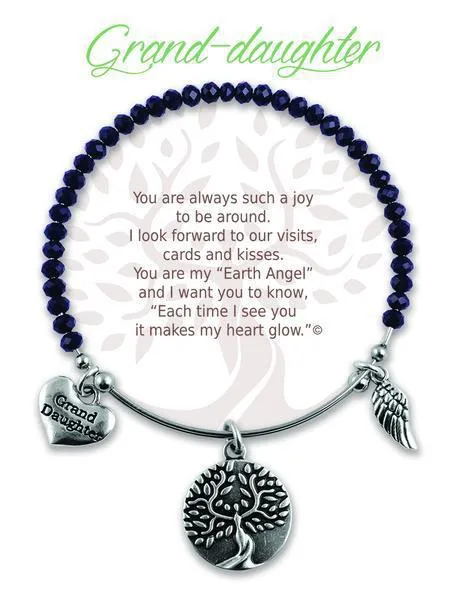 Grand-Daughter Radiant Stone Earth Angel Bracelet