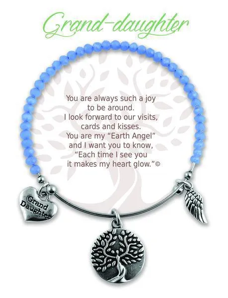 Grand-Daughter Radiant Stone Earth Angel Bracelet