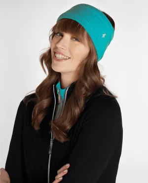 GREEN LAMB Irene Fleece Lined Headband Scuba Blue