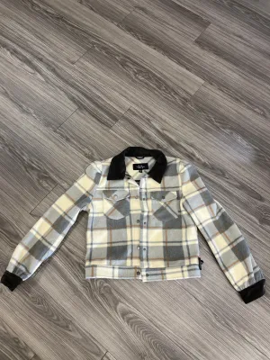 Grey Jacket Fleece Clothes Mentor, Size M