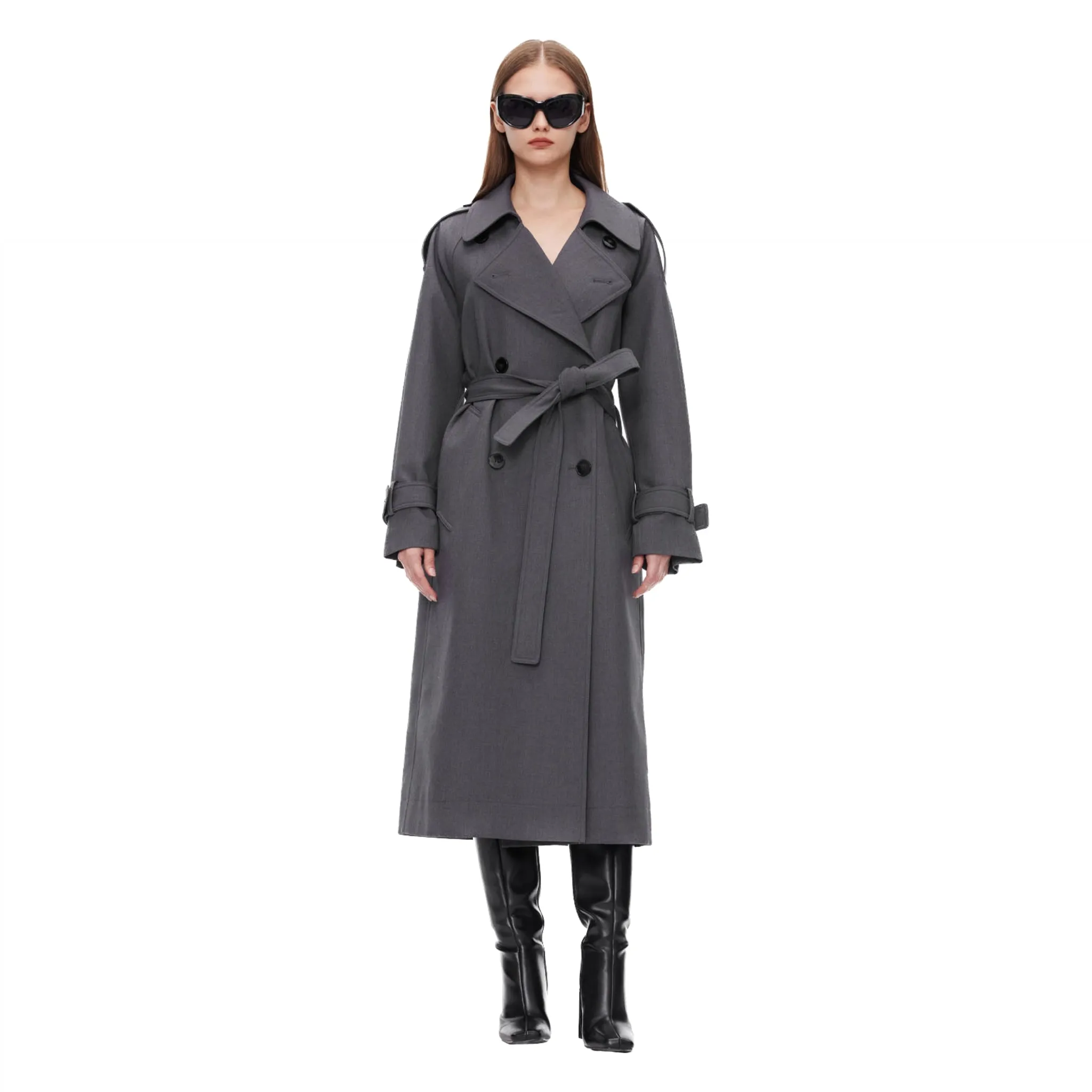 Grey Trench Coat