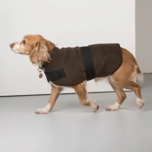 Harpham Fleece Dog Coat County Country Olive 12"