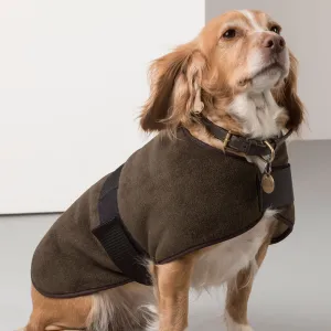 Harpham Fleece Dog Coat County Country Olive 18"