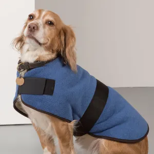 Harpham Fleece Dog Coat County Denim 12"