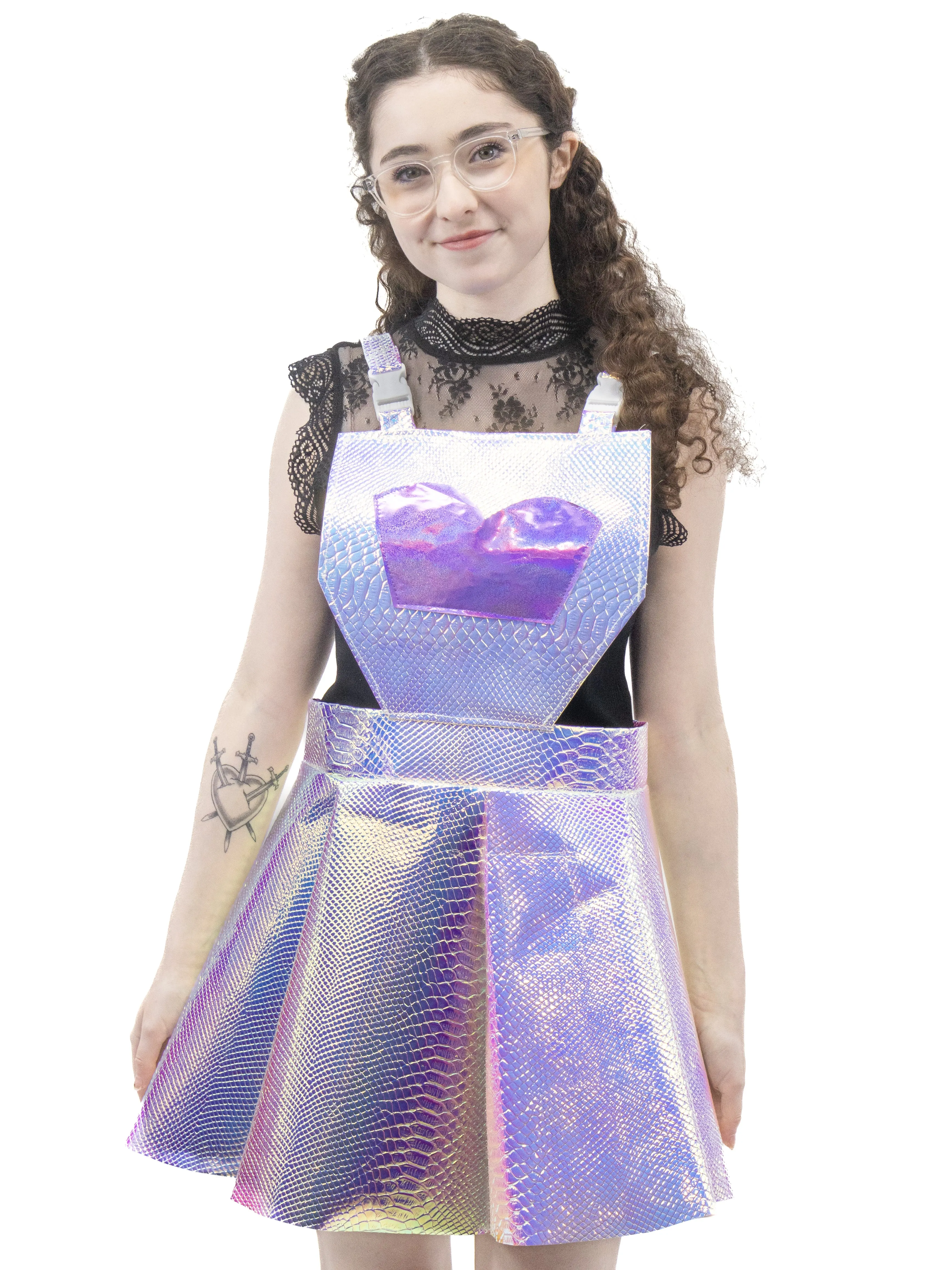 Holo Heart Pinafore