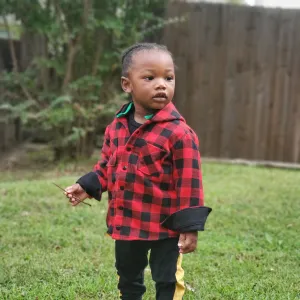 Hooded Lined Flannel Shirt