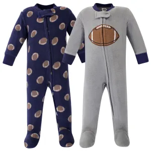 Hudson Baby Fleece Sleep and Play, Football