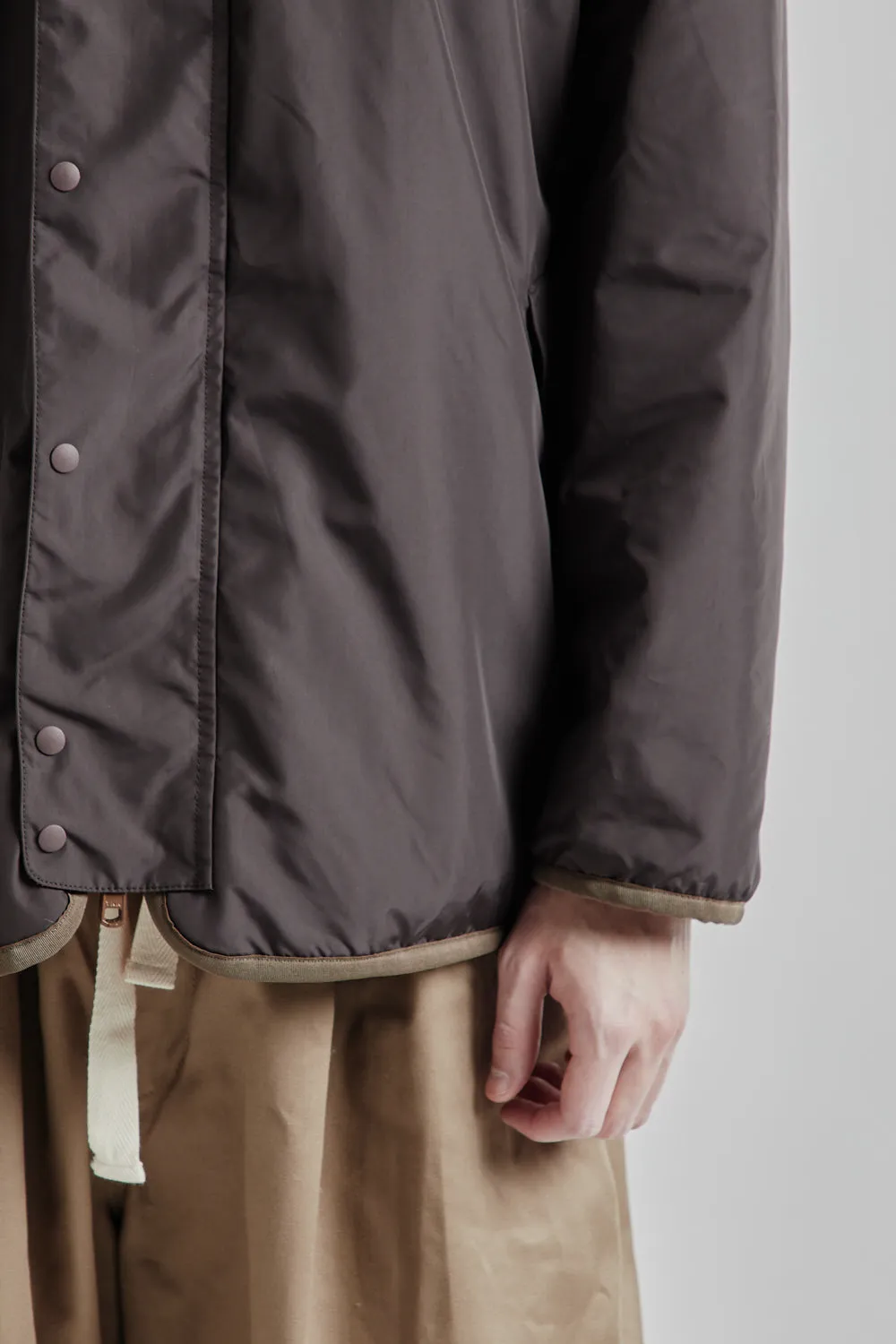 is-ness × Y(dot) BY NORDISK Reversible Fleece Jacket - Beige/Brown