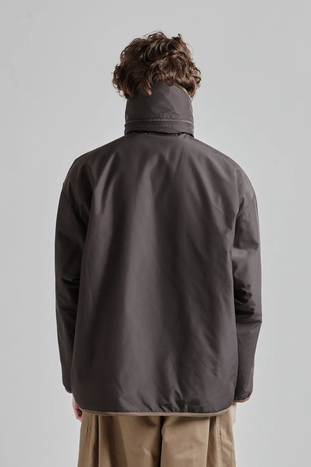 is-ness × Y(dot) BY NORDISK Reversible Fleece Jacket - Beige/Brown