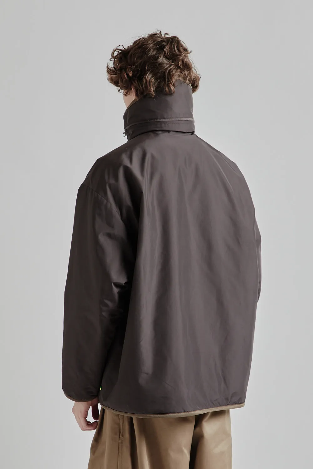 is-ness × Y(dot) BY NORDISK Reversible Fleece Jacket - Beige/Brown