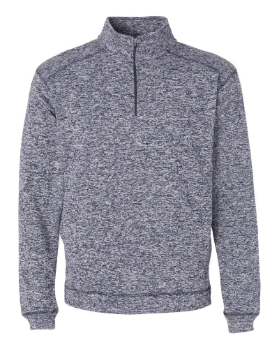 J America Cosmic Fleece Quarter Zip Pullover Sweatshirt