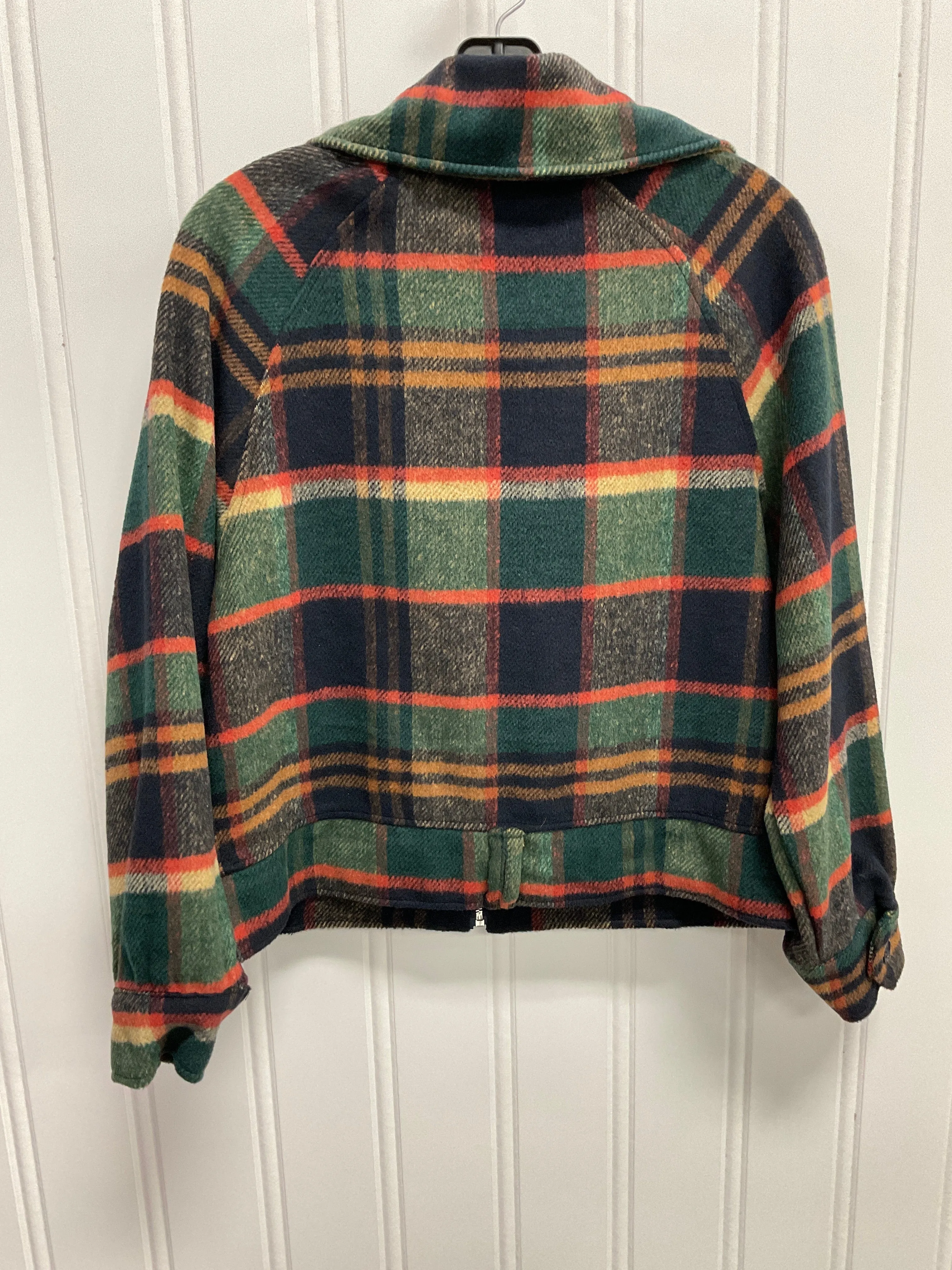 Jacket Fleece By Favlux In Plaid Pattern, Size: M