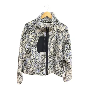 Jacket Fleece By Sage In Blue & White, Size: Xl