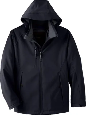 Jacket - Renegade Polyester Bonded to Polar Fleece Full Zip - Black