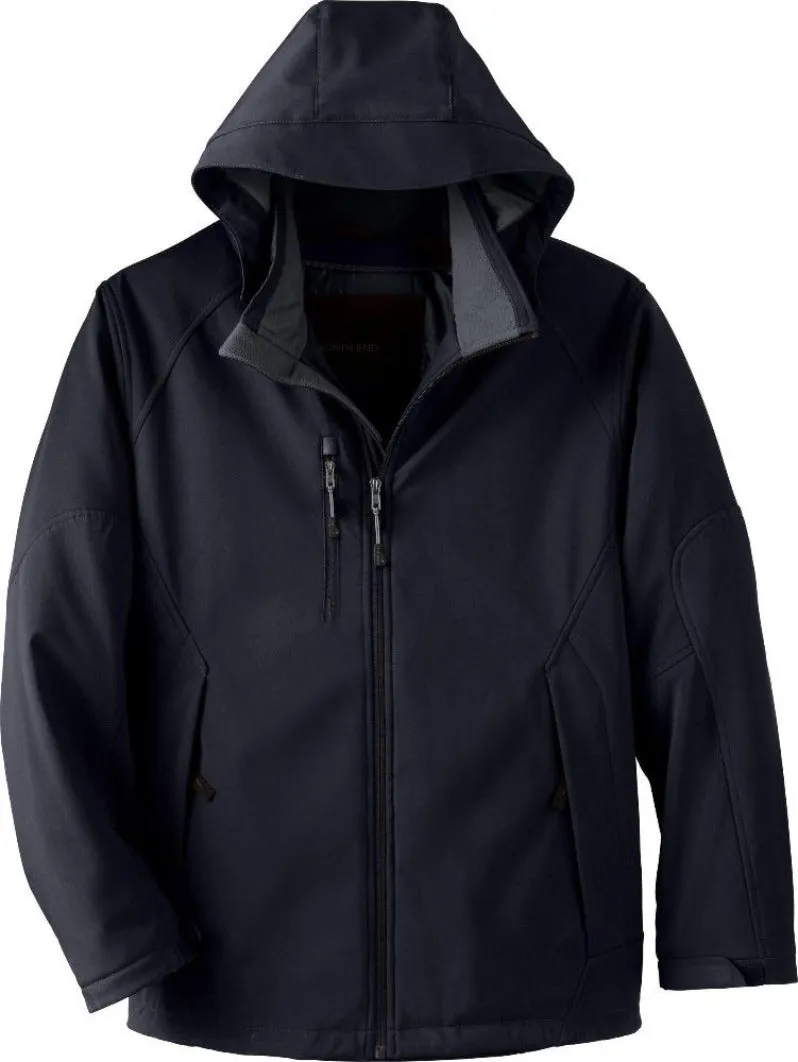 Jacket - Renegade Polyester Bonded to Polar Fleece Full Zip - Black