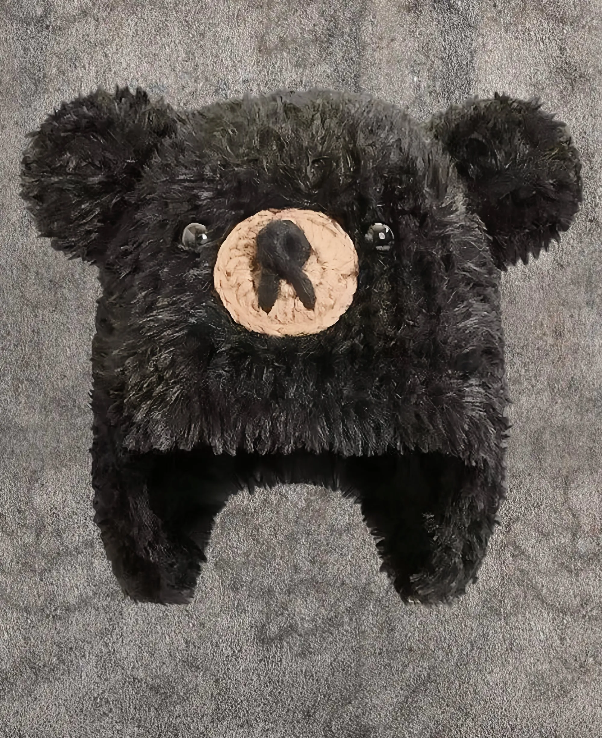 JCH903302 Plush Terry Fleece Hat with Ear-Covering Flaps