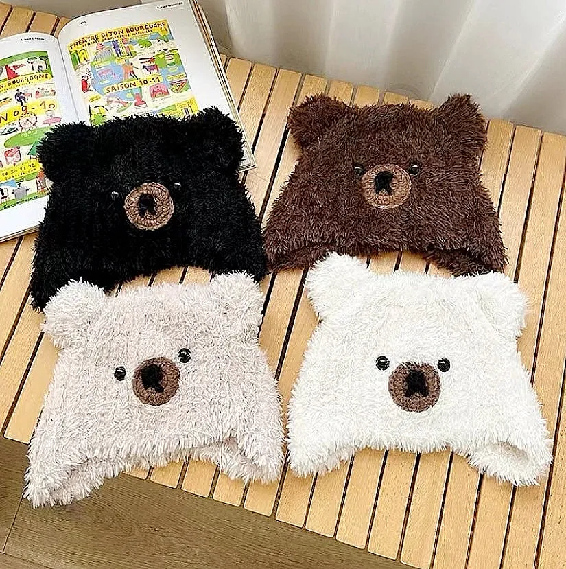 JCH903302 Plush Terry Fleece Hat with Ear-Covering Flaps