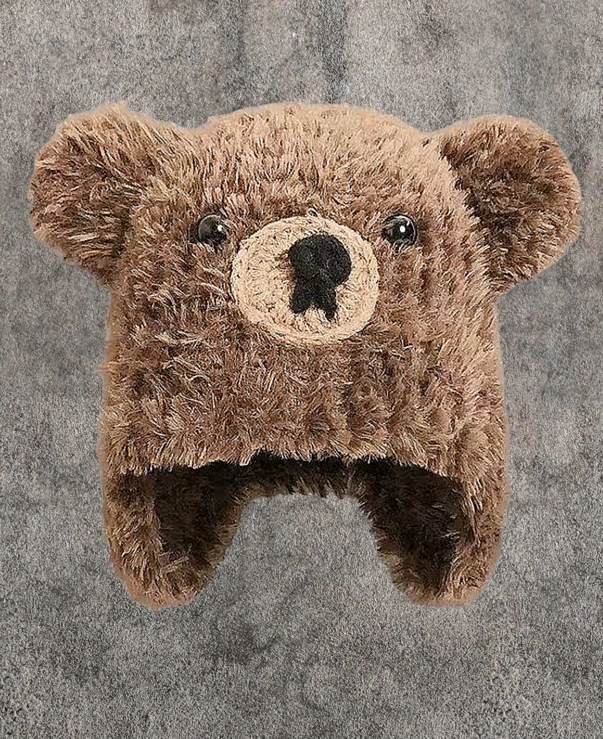 JCH903302 Plush Terry Fleece Hat with Ear-Covering Flaps