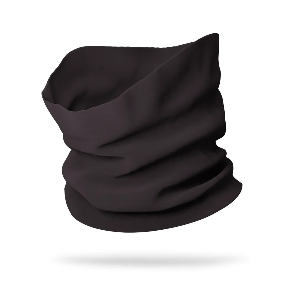 KIDS Fleece Solid Color Single Layer Performance Neck Gaiter Face Mask (12" Length)