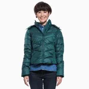 Levi's Womens Hunter Green Removable Hood Puffer Zip Down Coat Size XL