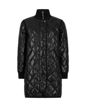 Liberty Vegan Leather Quilted Coat