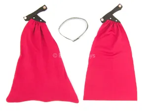 Lightning Girl - Red Capes w/Brown Chest Belt