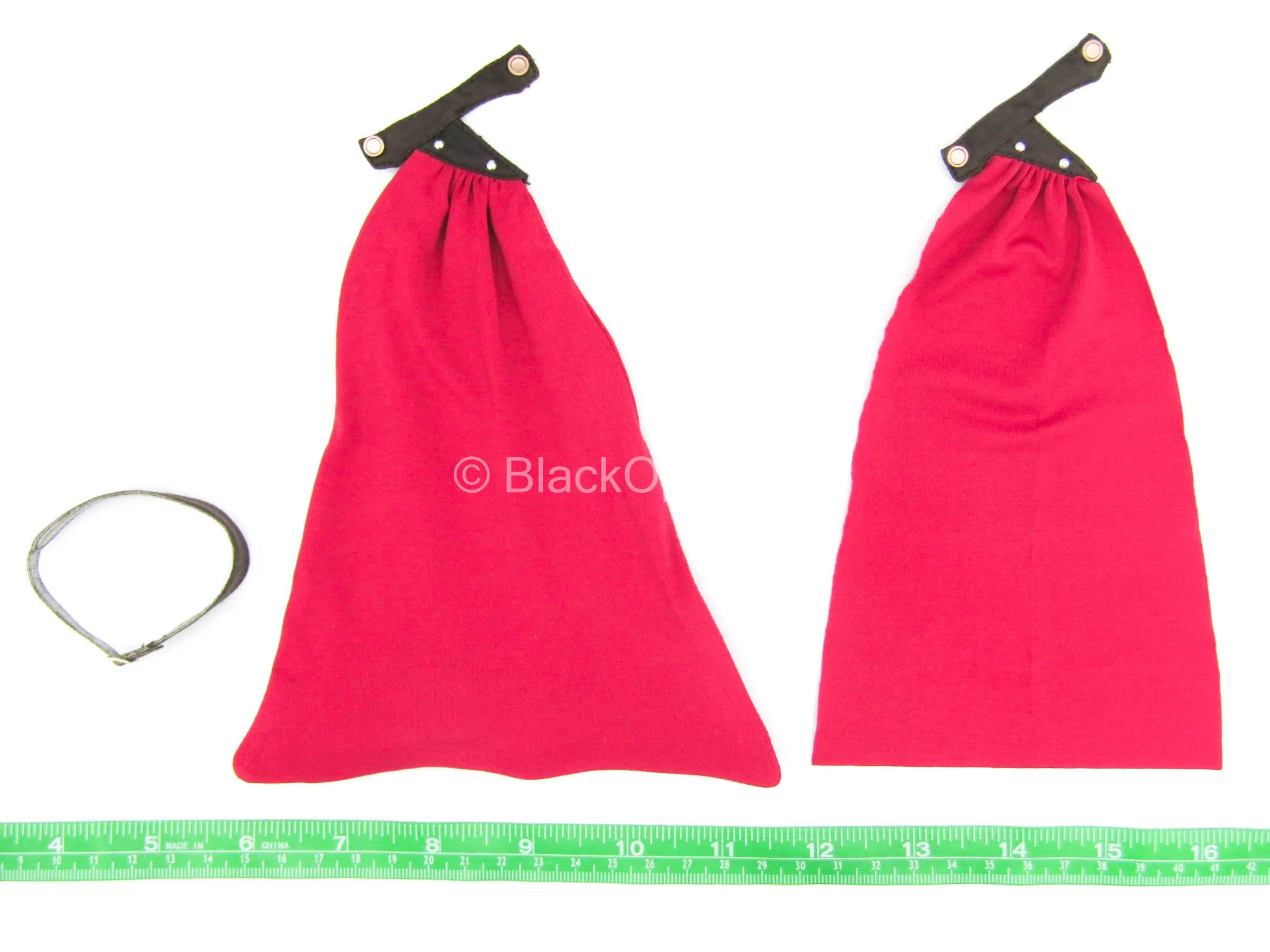 Lightning Girl - Red Capes w/Brown Chest Belt