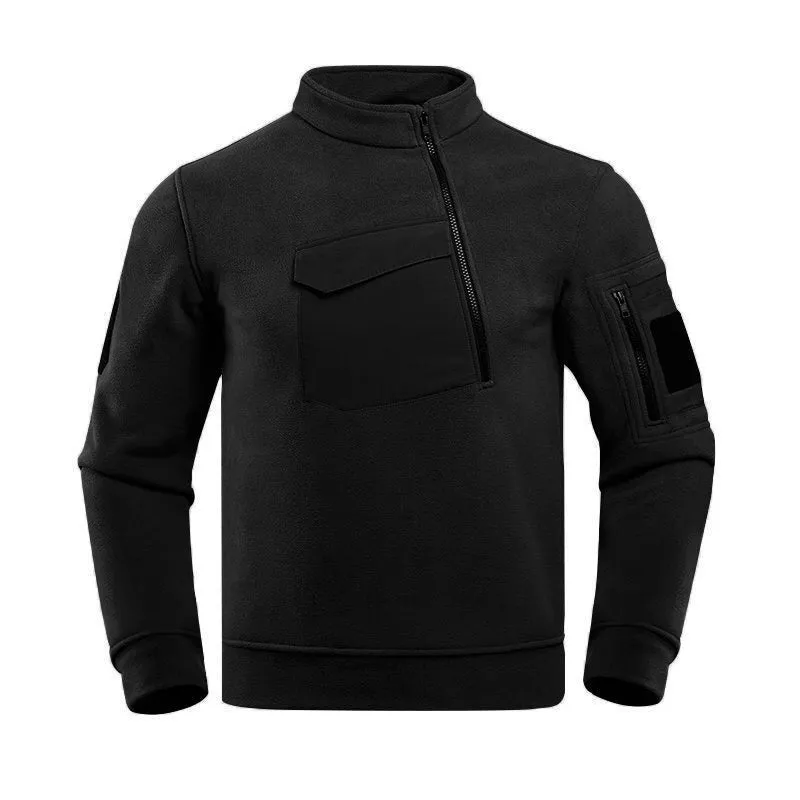 Men - Tactical Fleece Jacket - Warm & Durable - Outdoor Adventure Gear